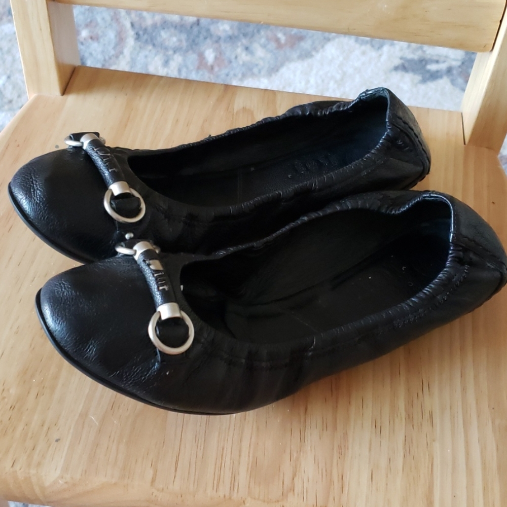 Dior Black Leather Vintage Loafers Size 40 - Picture 9 of 15